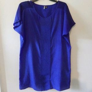 royal blue shift dress