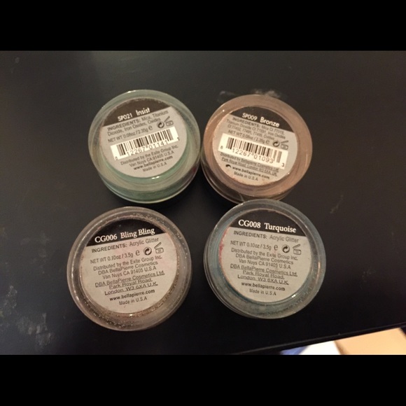 4 Bellápierre glitter eyeshadows - Picture 3 of 4