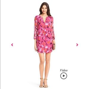 DVF Aria Floral Print Dress