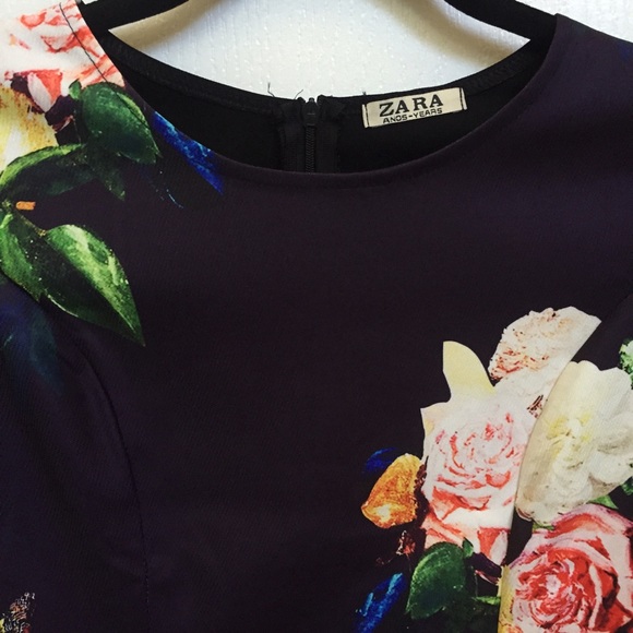 SOLD--- Black flower dress local designer