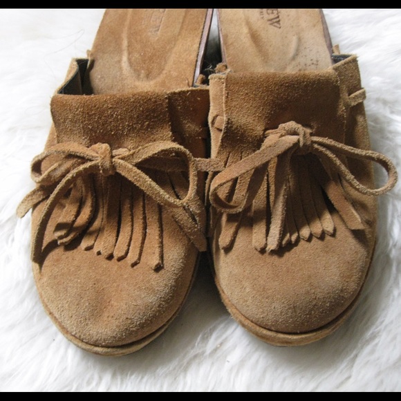 J Crew Suede Mules
