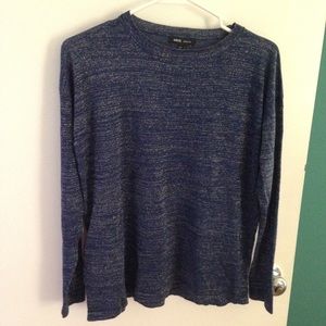 Blue sparkly sweater