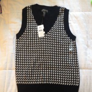 Banana Republic Houndstooth Sweater Vest