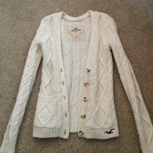 Hollister button up sweater
