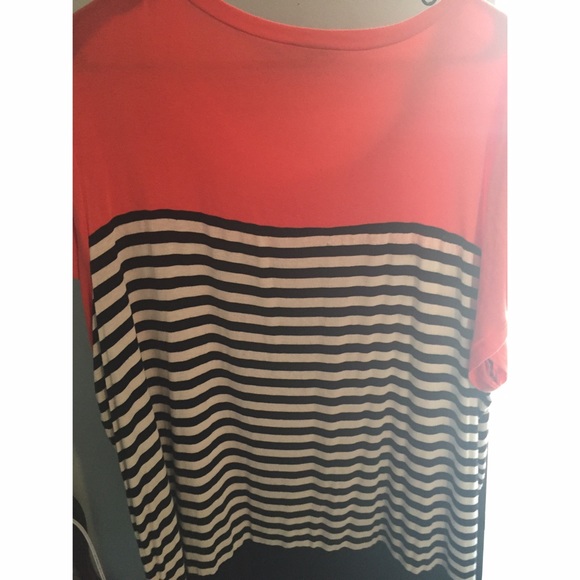 Salmon Striped Top - Picture 4 of 4