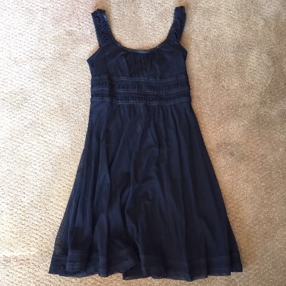Guess black lace dress