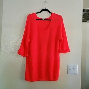 Summer coral  sweater