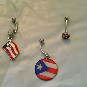 Tongue and bellybutton rings!