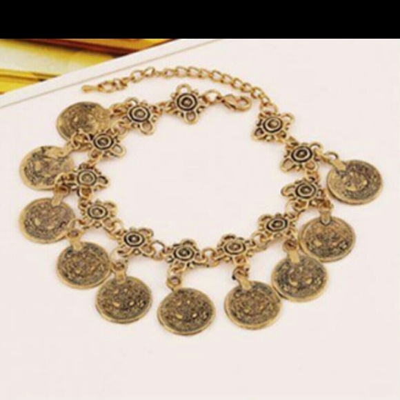 Jewelry - Bohemian Style Coin Anklet / Bracelet
