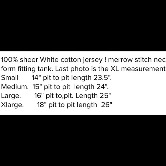 American Apparel Cotton White or Black Tank top - Picture 3 of 4
