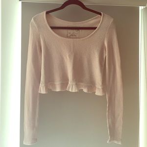 Free People long sleeve crop