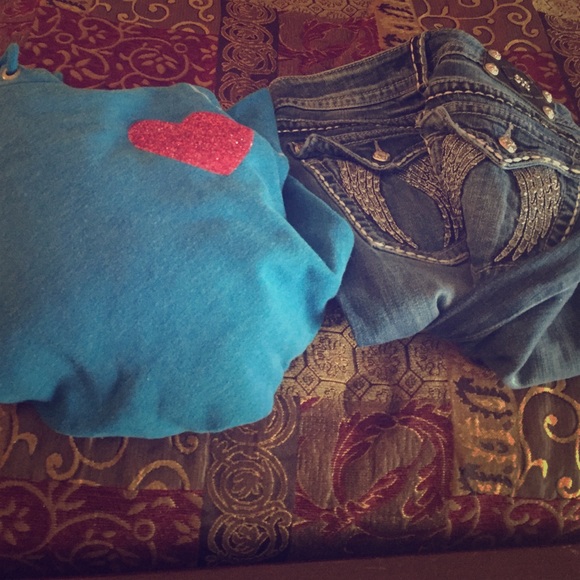 Victoria's Secret hoodie and Miss Me Jean bundle