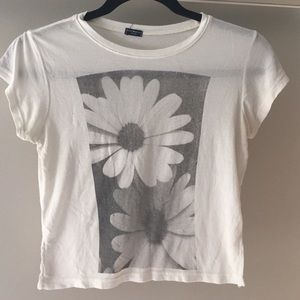Brandy Melville cropped flower top