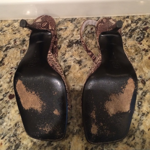 Great Python slingback sandals - Picture 2 of 4