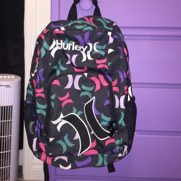 Hurley multicolored back pack