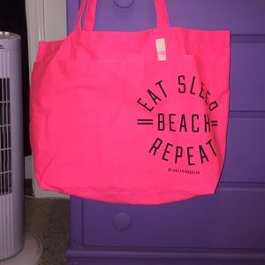 Hot pink Pink tote