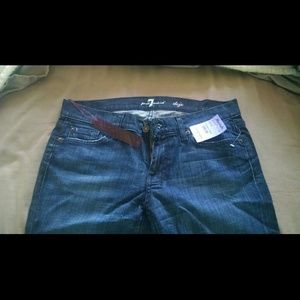 7 for all mankind jeans, wide leg jeans