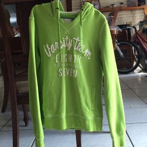 Lime green Aeropostale hoodie