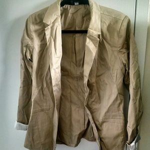 New tan blazer