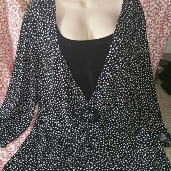 Polka dot top