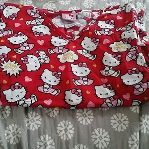 Hello Kitty Scrub Top
