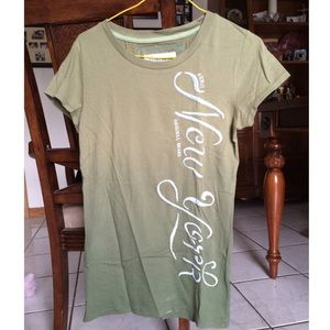Olive ombre Aeropostale shirt