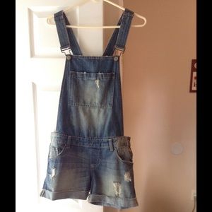 Denim overalls