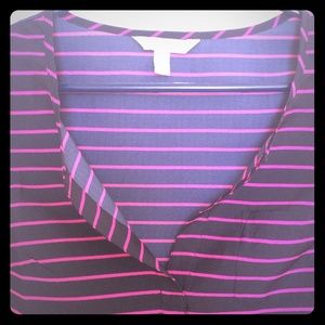 BR short sleeved striped top