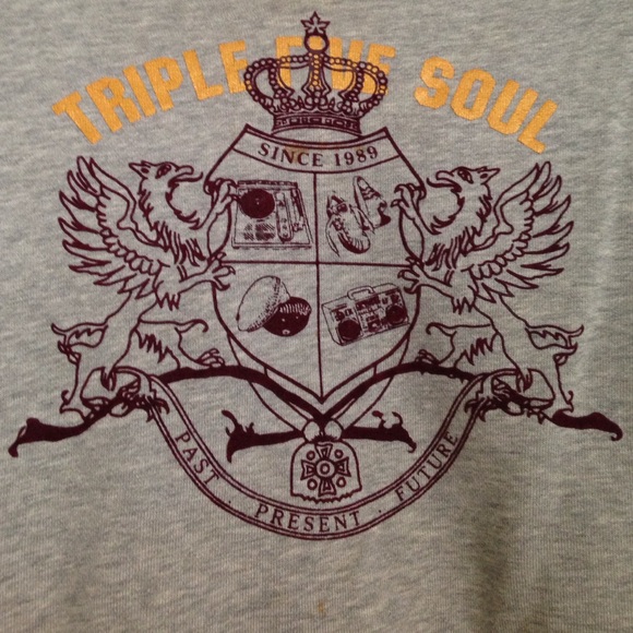 Triple Five Soul heather gray sweatshirt
