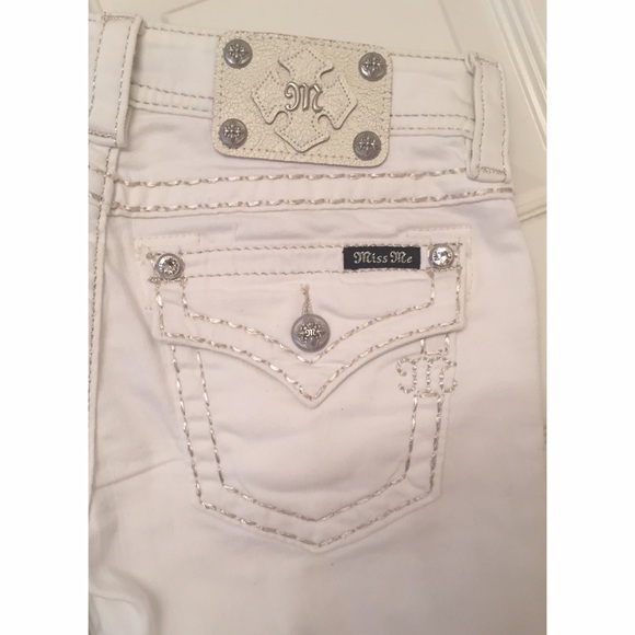White Miss Me Jeans