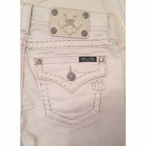 White Miss Me Jeans