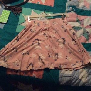 Flower circle skirt