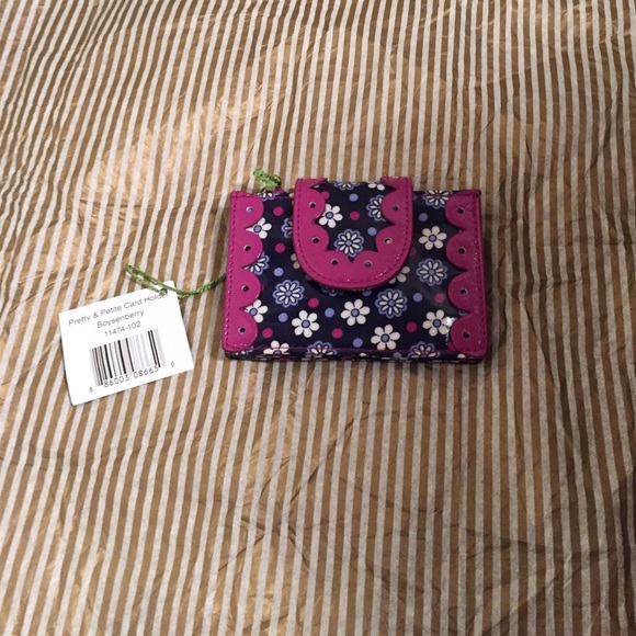 Vera Bradley Clutches & Wallets - Boysenberry Pretty and Petite Card Holder.
