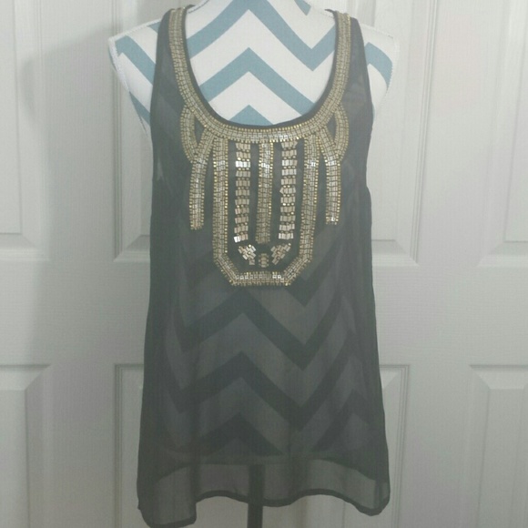 H&M Black and gold tank