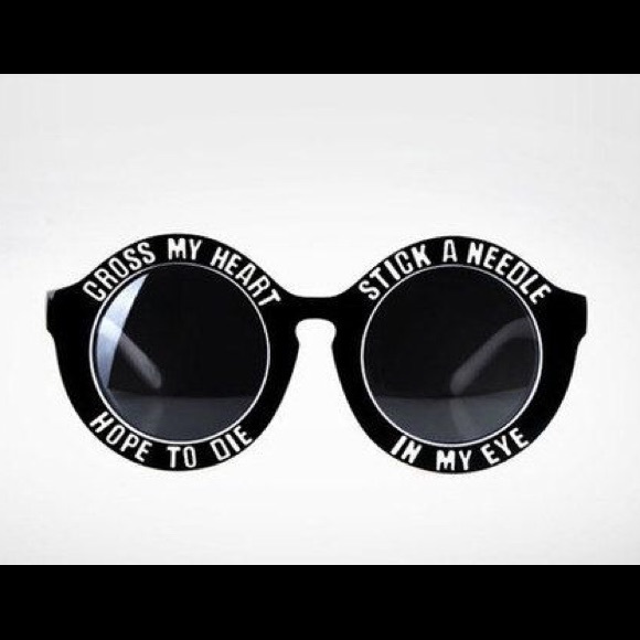 Accessories - "Cross My Heart Hope To Die" Sunnies HOH Inspired