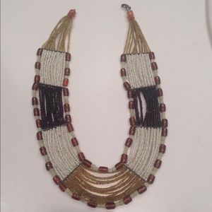 Tribal bead necklace