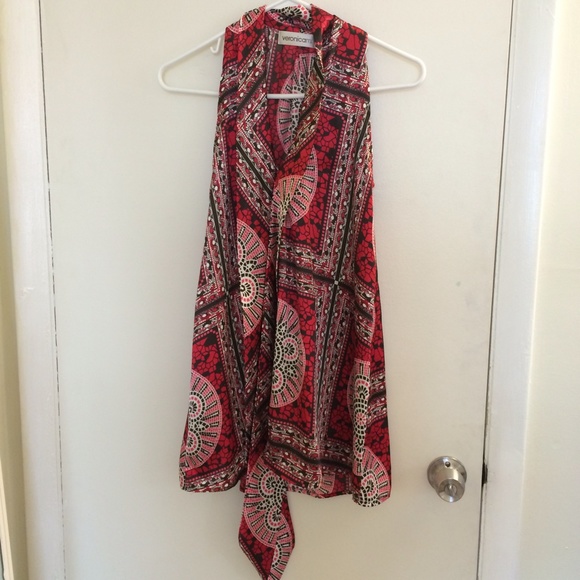 Beautiful printed silky dress