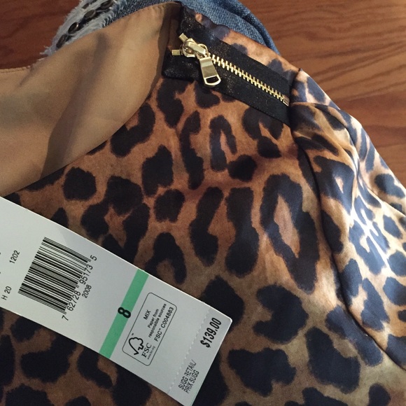 NWT-Jones New York Leopard Career Dress - Picture 3 of 4