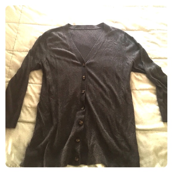 Dark gray cardigan