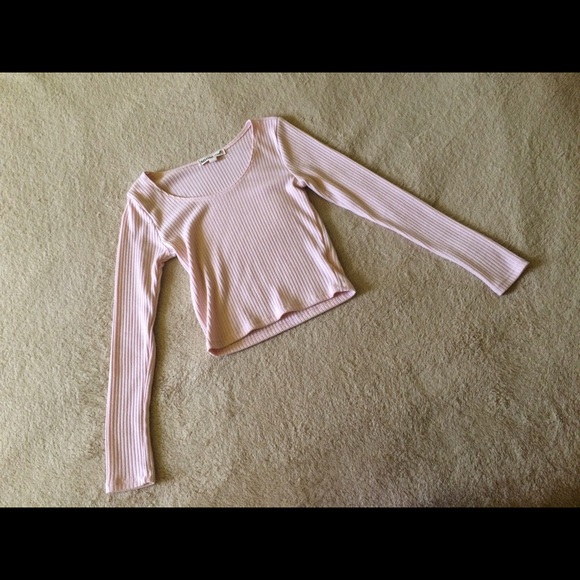 Light pink crop top