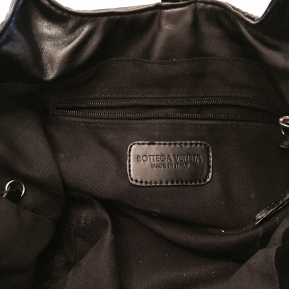 Bags - Black leather weaved handbag Bags - Black leather weaved handbag
