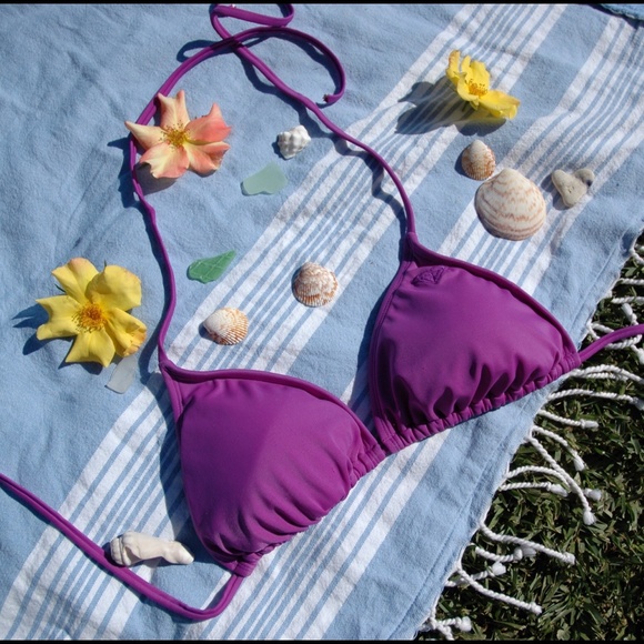 ROXY purple bathingsuit top💜 - Picture 1 of 2