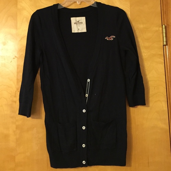 Navy cardigan