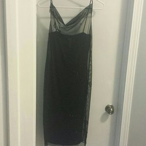 Black cocktail dress