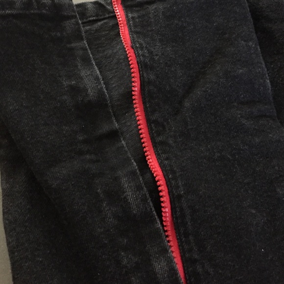 Ralph Lauren black jeans with zipper ankles - Picture 2 of 4