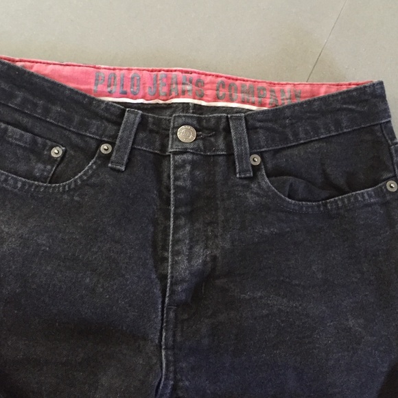 Ralph Lauren black jeans with zipper ankles - Picture 3 of 4
