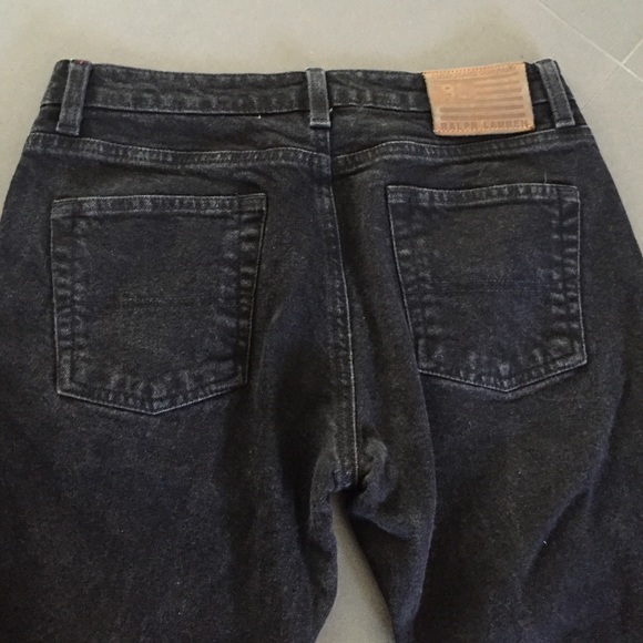 Ralph Lauren black jeans with zipper ankles - Picture 4 of 4