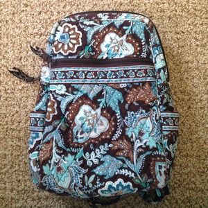Vera Bradley Java blue backpack
