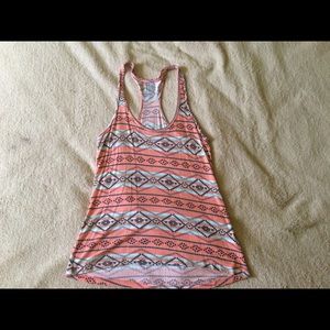 Aztec print tank top
