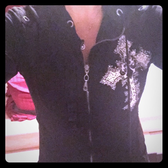 Long sleeve Affliction shirt